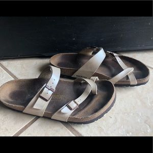 Birkenstocks. Size 42. Fits like a women’s 11.